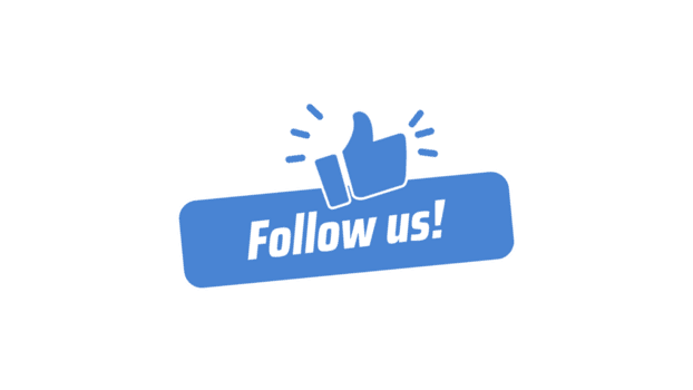 social media follow us button with like icon free png