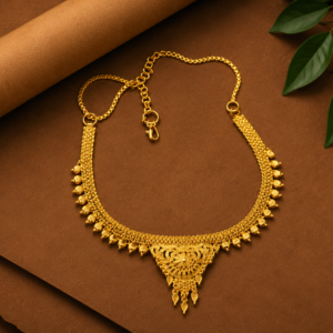 traditional gold plated floral necklace set for women product description2 (copy)