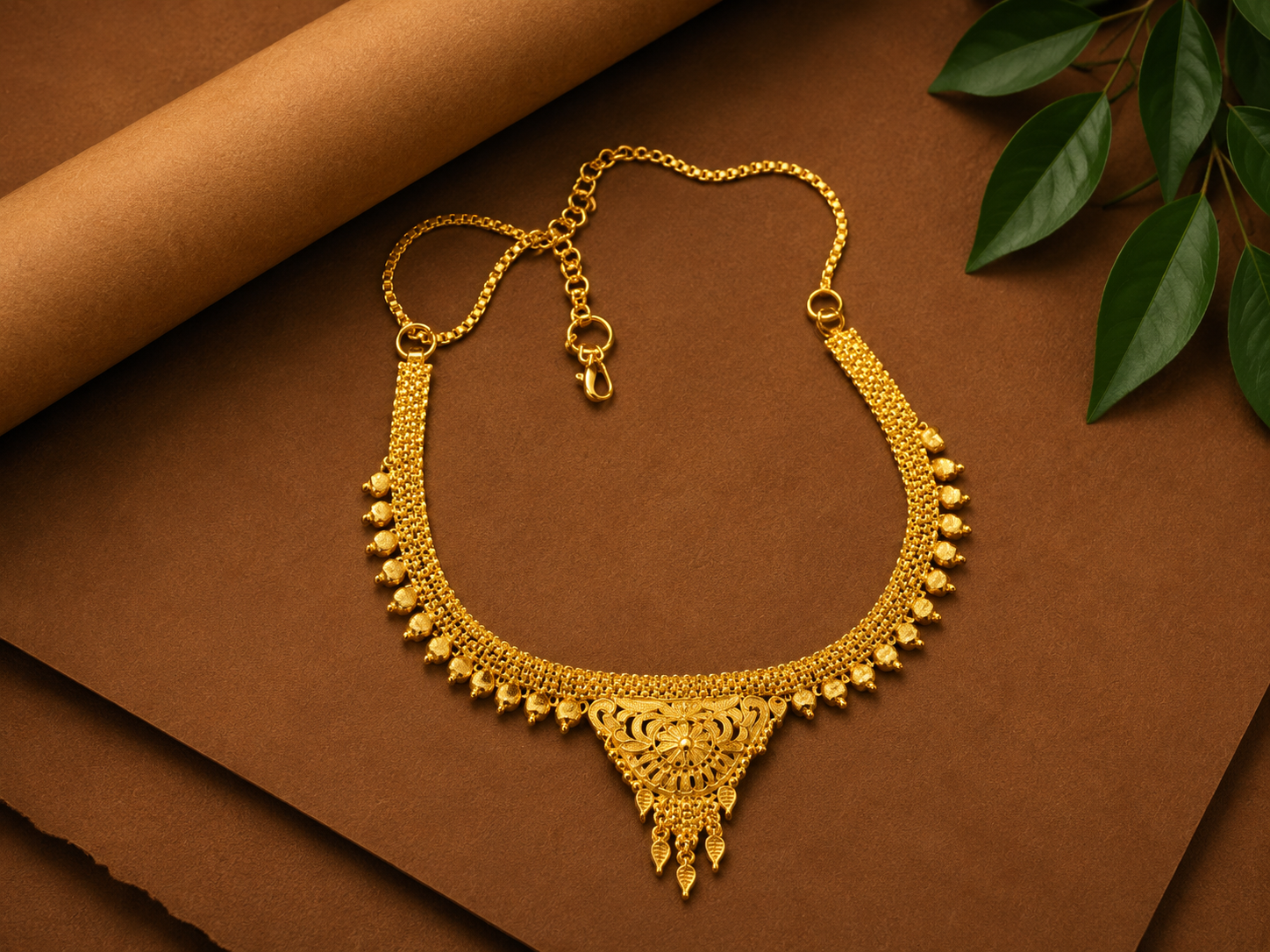 traditional gold plated floral necklace set for women product description2 (copy) traditional gold plated floral necklace set for women product description2 (copy)