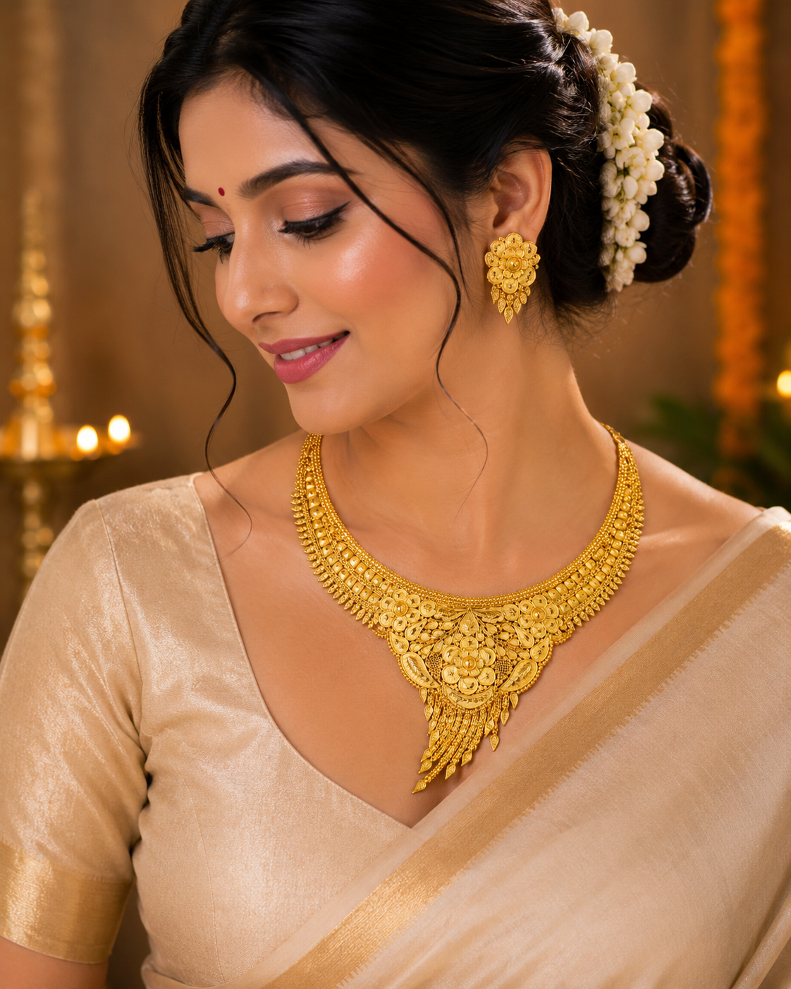 traditional gold plated necklace set for women 6 traditional gold plated necklace set for women 6