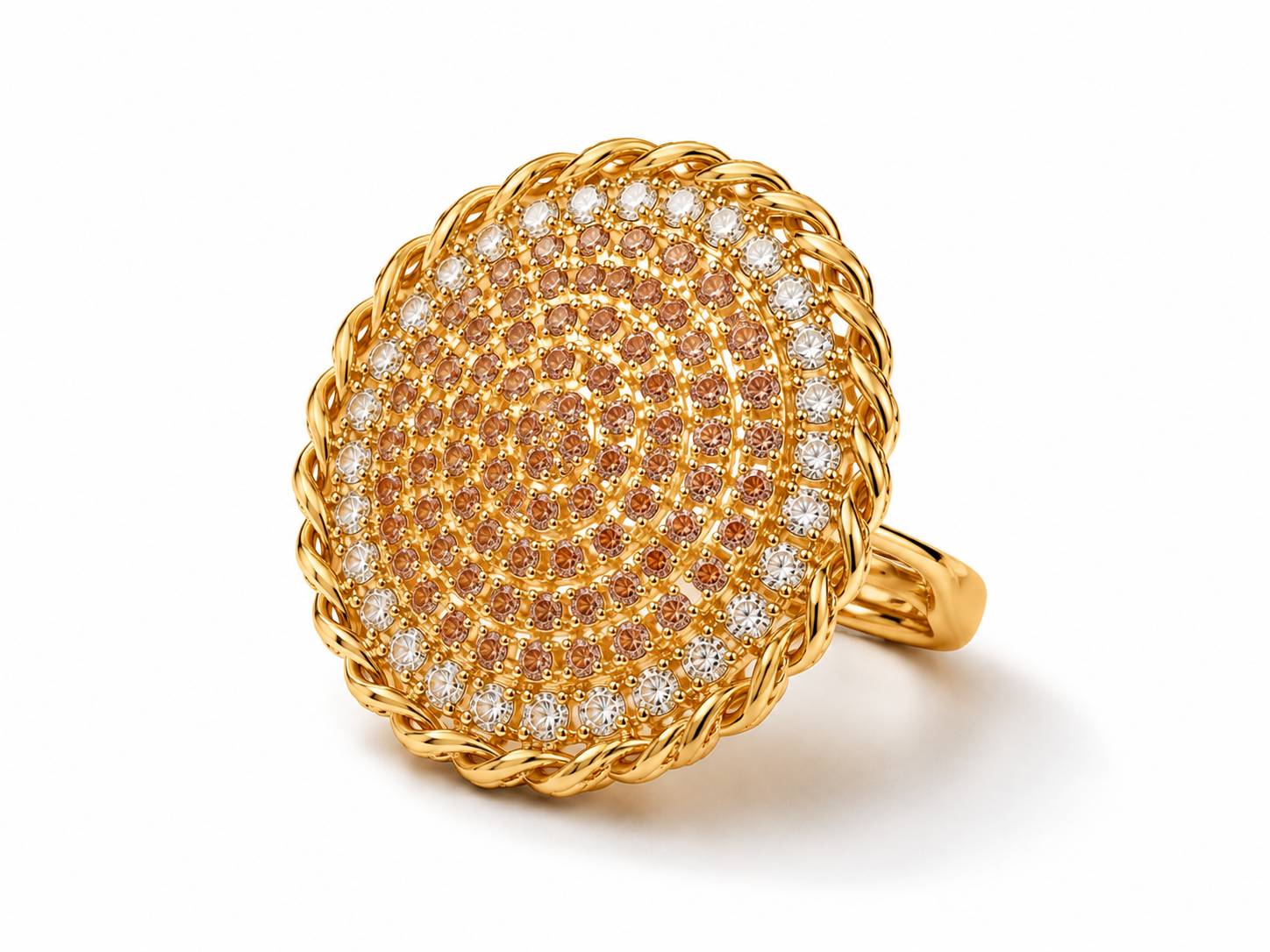dimond premium ring circle dimond premium ring circle