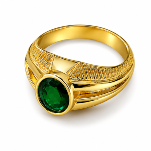 red dimond mens ring