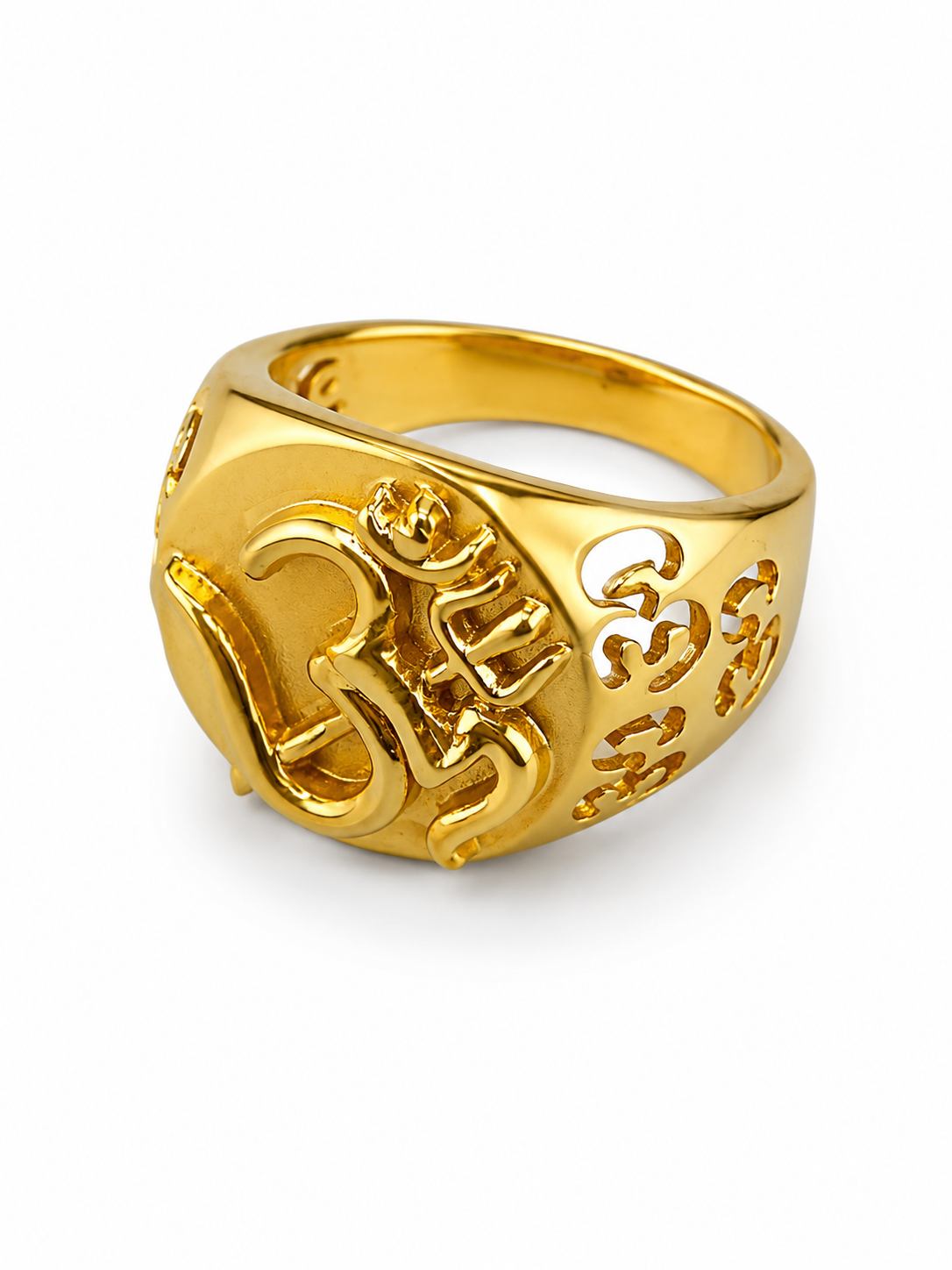 om calligraphy signet ring om calligraphy signet ring