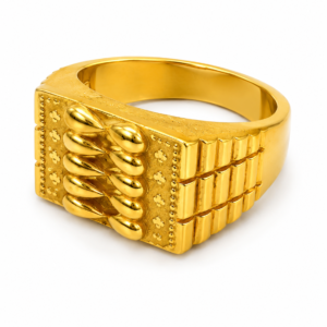 gold plateed ring