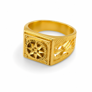 gold plated signet ring 1